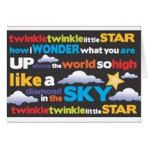 Twinkle Twinkle Greeting Card