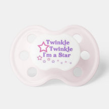 Twinkle Twinkle I'm A Star Baby Pacifier