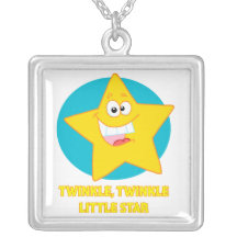 twinkle twinkle little star custom necklace