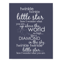 Twinkle Twinkle Little Star posters