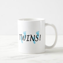 Twins (Blue Footprints) Coffee Mug