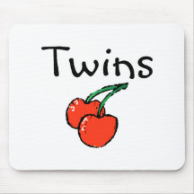 Twins (Cherries) Mousepads