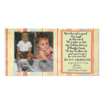 Twins First Birthday Invitation Photocard Photo Cards