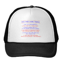 Twins Questions Identical Trucker Hat