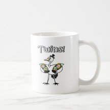 Twins (Stork) Coffee Mugs