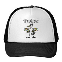 Twins (Stork) Trucker Hats