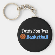 Twinty Foor 7ven Basketball Keychain