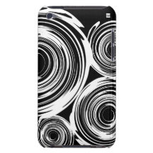 Twirl Black White IPod Touch Case-Mate Case