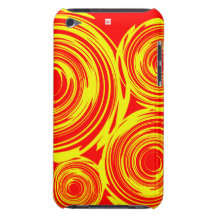 Twirl Red Yellow IPod Touch Case-Mate Case