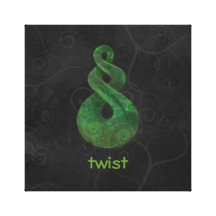 twist stretched canvas prints