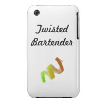 Twisted Bartender iPhone 3 Cover