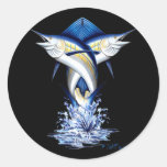 Twisted Marlins Jumping Sticker