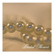 Twisted Pearls Bridal Shower Invitation