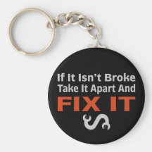 Twisted Wrench - FIX IT Key Chain