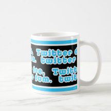 Twitter Dee Twitter Dum Mug  (blk bgrnd)