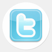 Twitter-ish! Round Sticker