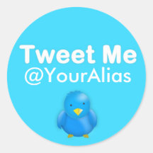 Twitter Sticker: Tweet Me @YourAlias