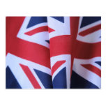 two British flags postcard