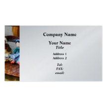 Two Colonial Rag Dolls Business Card