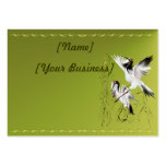 Two Cranes In Bamboo profilecard_chubby_ Business Card Template