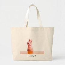 Two Fingers! Canvas Bags
