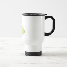 Two Green Pears Travel Mug