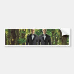 Two Grooms in the Forest Bumper Sticker
