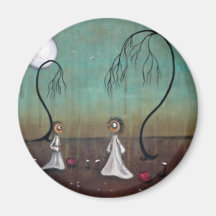 Two Hearts Fridge Magnets