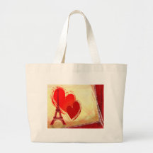 Two hearts in Paris Bags