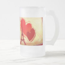 Two hearts in Paris Coffee Mug