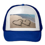 Two Hearts In The Sand Trucker Hats