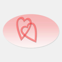 Two Hearts Joined As One Sticker