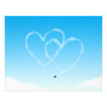 Two hearts personalized invite