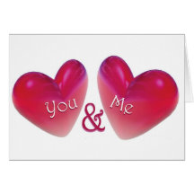 Two Hearts Romantic Cards