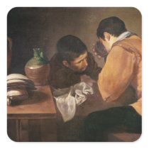 Two Men at Table, c.1620-21 stickers