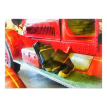 Two Pairs of Boots on Fire Truck Announcement
