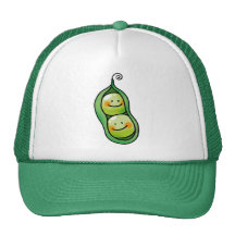 Two peas in a pod mesh hats