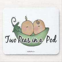 Two Peas In A Pod Mouse Pads