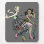 Two Pretty Birds Mouse Pad