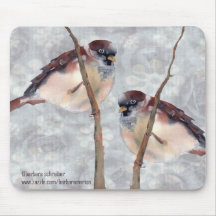 two robins mouse pad