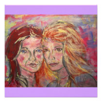two sisters invitations