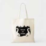 Two smiling ghosts Halloween bag