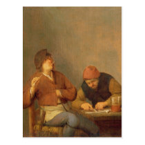 Two Smokers in an Interior, 1643 postcards