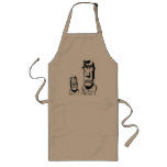 Two Stone Heads (the Eds) apron