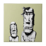 Two Stone Heads (the Eds) tile