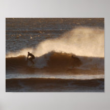 Two Surfer's Catching It Print