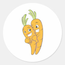 Two Sweet Carrot Lovers Sticker