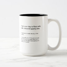 Two Tone Mug Sparkly Bits
