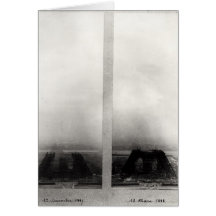 Two views of the construction of the Eiffel 2 Greeting Cards