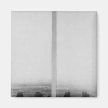 Two views of the construction of the Eiffel Refrigerator Magnet
